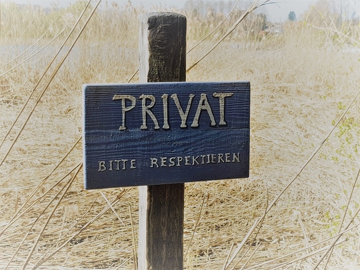 Privat bitte respektieren